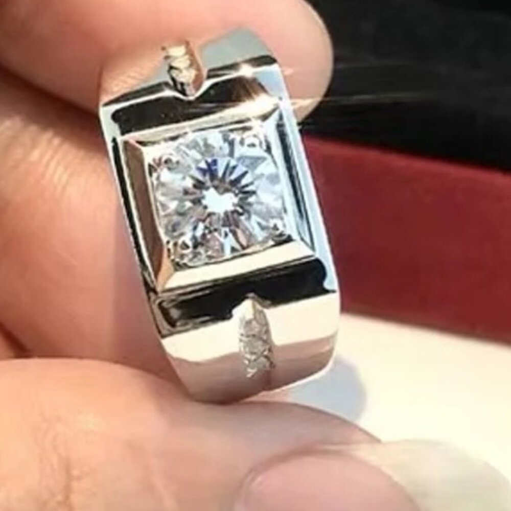 🆕  Classic Style 1.25 CTW. Diamond Band / Ring, Stamped 925 Sterling Silver  🆕